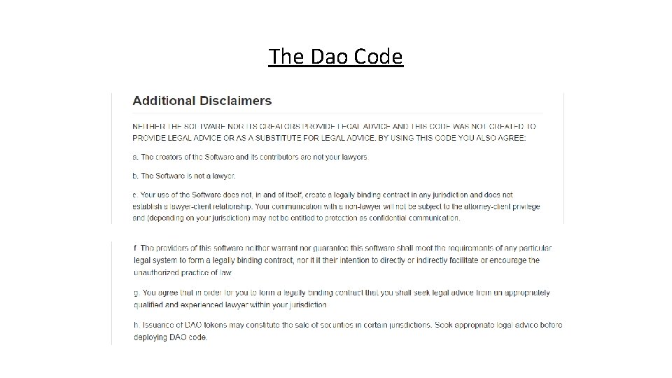 The Dao Code 