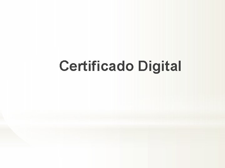 Certificado Digital 