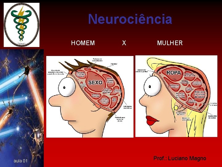 Neurociência HOMEM aula 01 X MULHER Prof. : Luciano Magno 