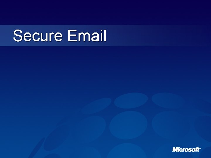 Secure Email 