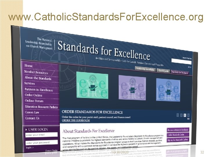 www. Catholic. Standards. For. Excellence. org 10/30/2020 32 