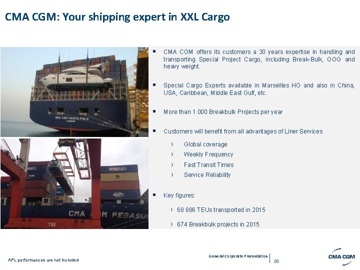 CMA CGM: Your shipping expert in XXL Cargo § CMA CGM offers its customers