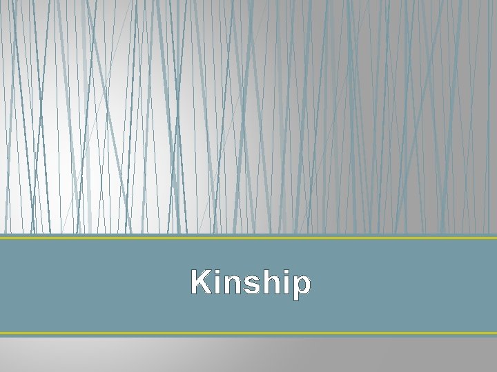 Kinship 