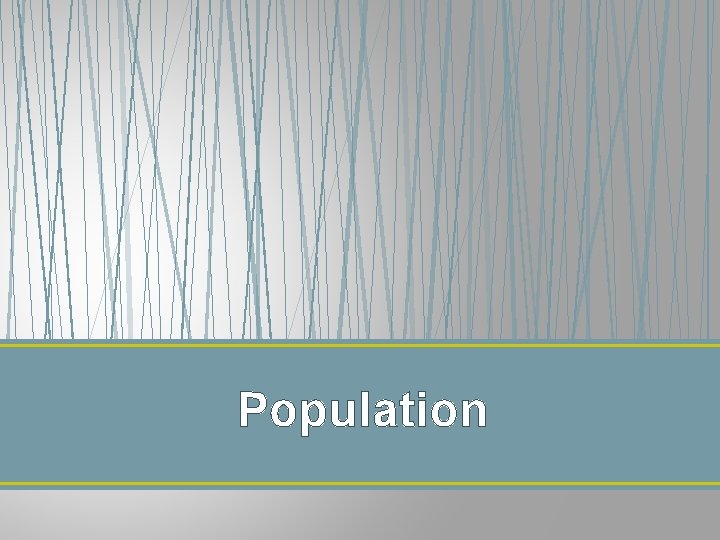Population 