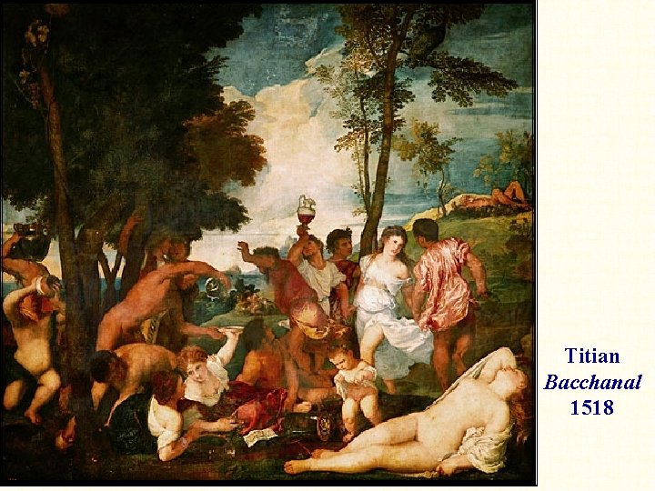 Titian Bacchanal 1518 