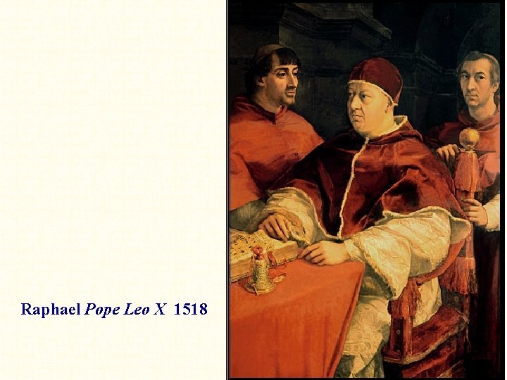 Raphael Pope Leo X 1518 