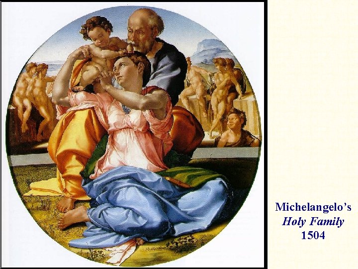 Michelangelo’s Holy Family 1504 