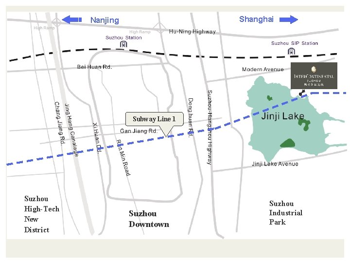 Shanghai Nanjing Subway Line 1 Suzhou High-Tech New District Suzhou Downtown Suzhou Industrial Park