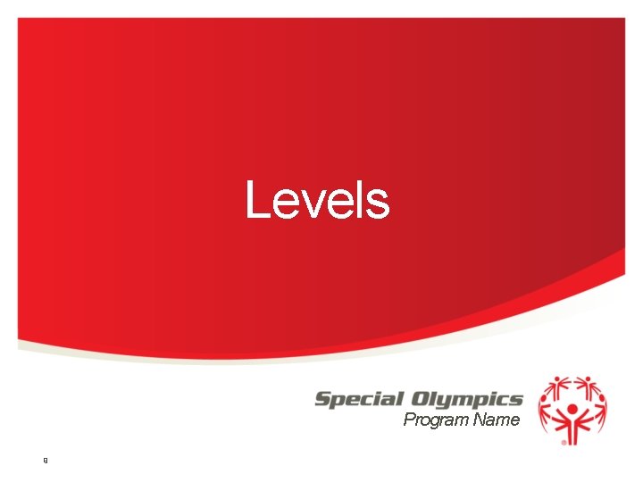 Levels Program Name 9 