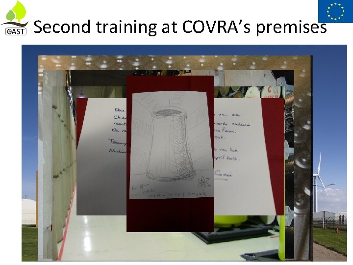 Second training at COVRA’s premises • Students can see the waste investigated in CAST