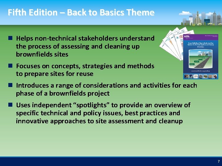 Fifth Edition – Back to Basics Theme Helps non-technical stakeholders understand the process of