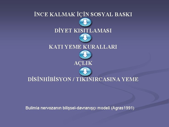 İNCE KALMAK İÇİN SOSYAL BASKI DİYET KISITLAMASI KATI YEME KURALLARI AÇLIK DİSİNHİBİSYON / TIKINIRCASINA