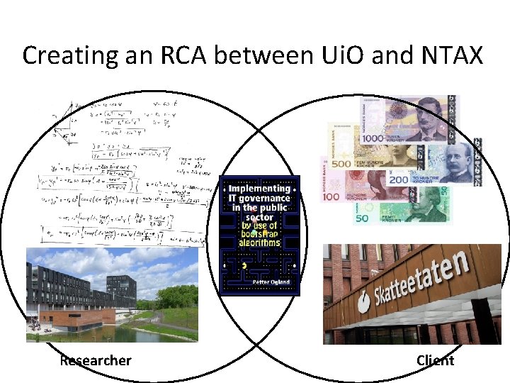 Creating an RCA between Ui. O and NTAX Researcher Client 