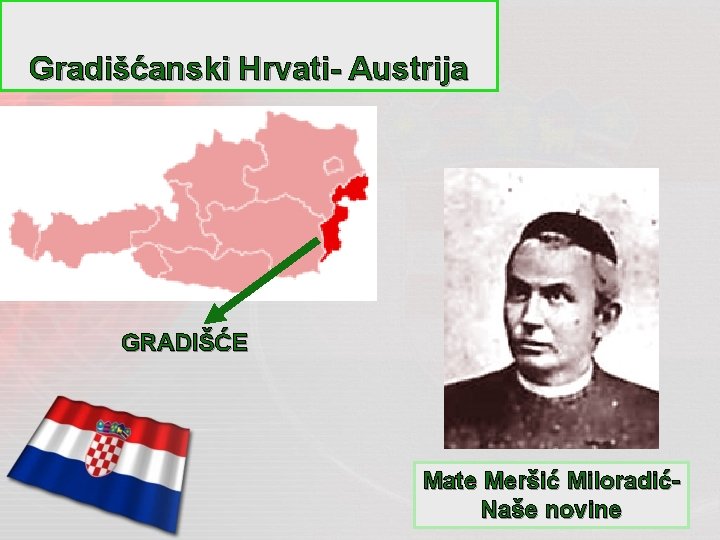 Gradišćanski Hrvati- Austrija GRADIŠĆE Mate Meršić MiloradićNaše novine 