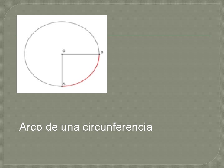 Arco de una circunferencia 