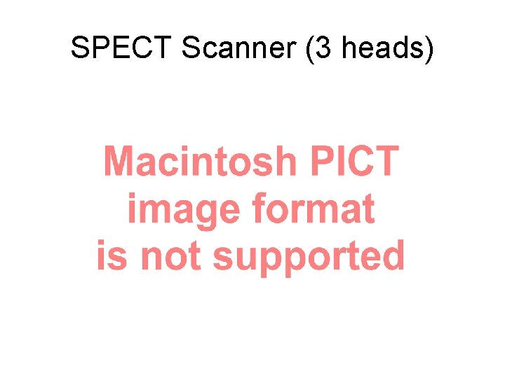 SPECT Scanner (3 heads) 