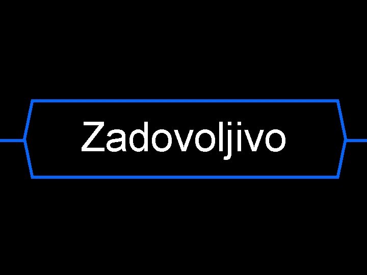 Zadovoljivo 