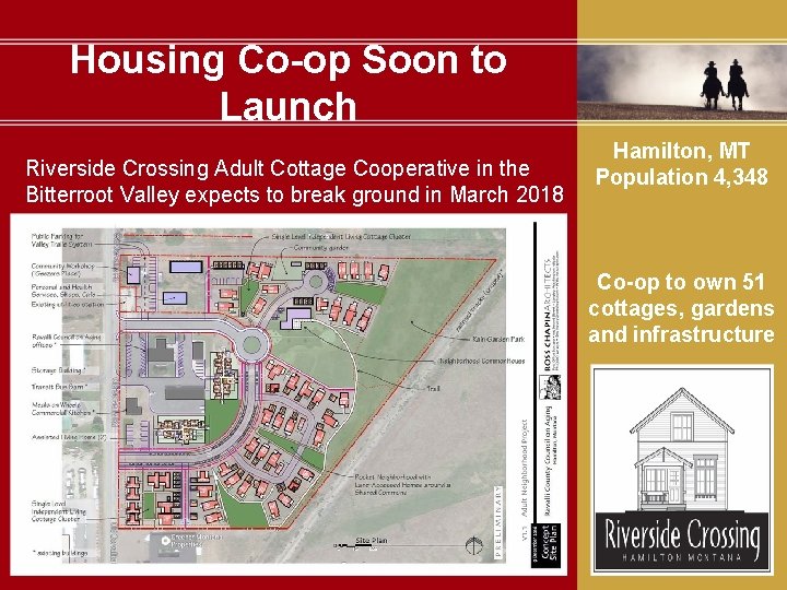 Housing Co-op Soon to Launch Riverside Crossing Adult Cottage Cooperative in the Bitterroot Valley