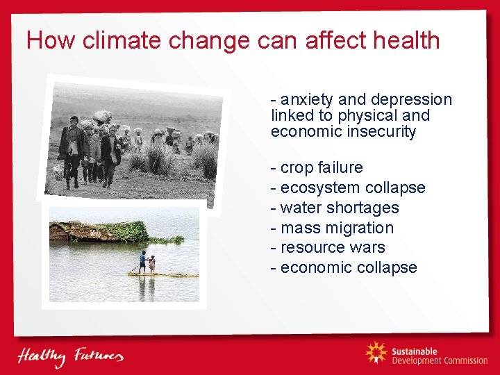 How climate change can affect health - anxiety and depression linked to physical and