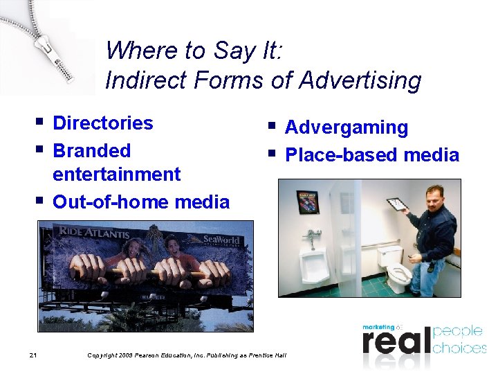 Where to Say It: Indirect Forms of Advertising § Directories § Branded § 21