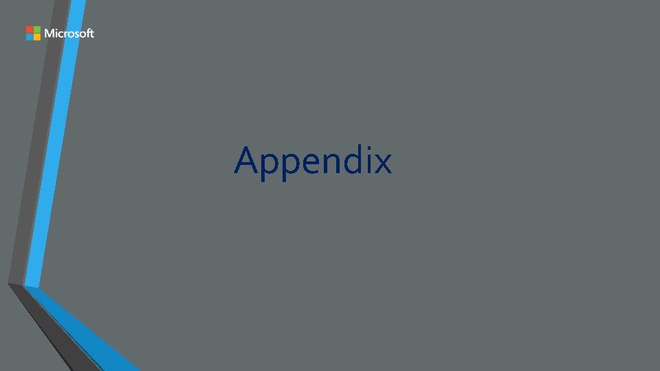Appendix 