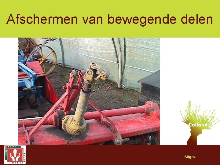 Afschermen van bewegende delen Stigas 