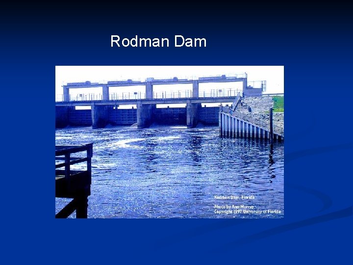 Rodman Dam 