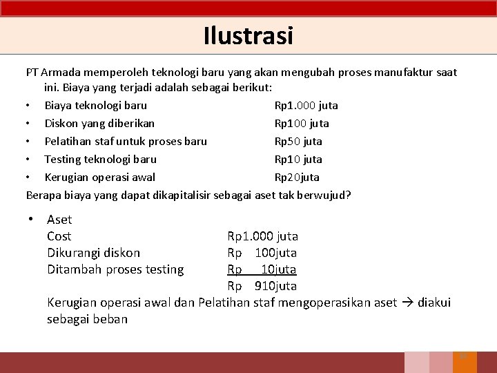 Ilustrasi PT Armada memperoleh teknologi baru yang akan mengubah proses manufaktur saat ini. Biaya