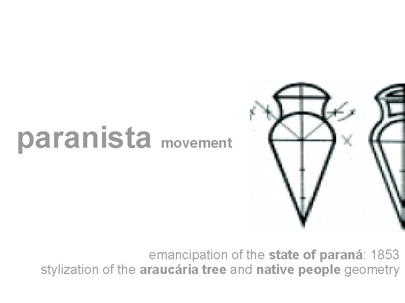 paranista movement emancipation of the state of paraná: 1853 stylization of the araucária tree