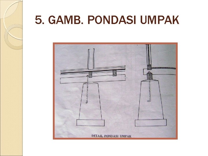 5. GAMB. PONDASI UMPAK 