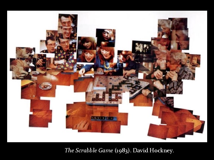 The Scrabble Game (1983). David Hockney. 