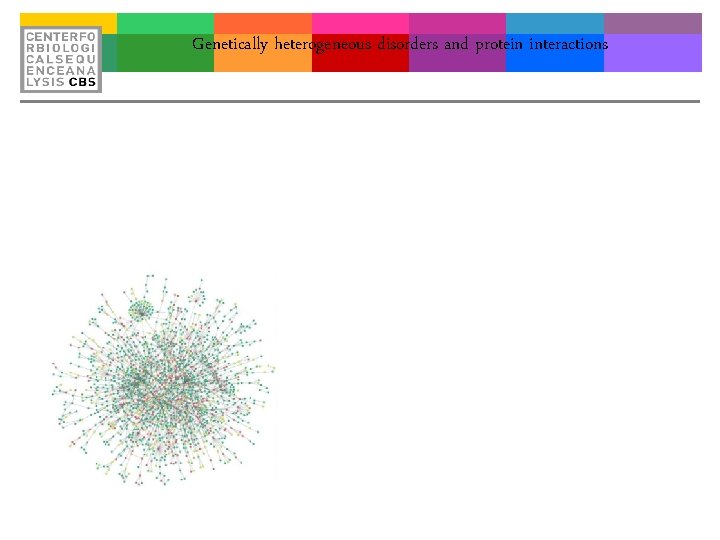 Genetically heterogeneous disorders and protein interactions 