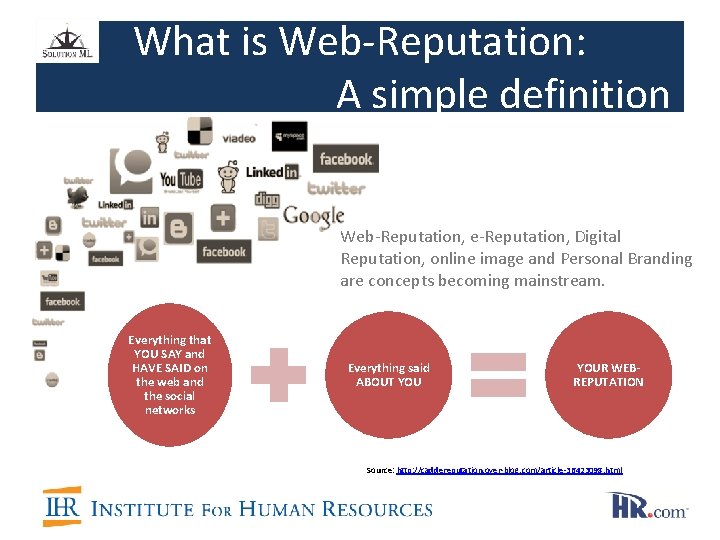 WebREPUTATION What is it why its important and