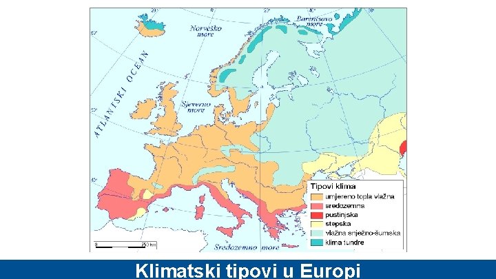 Klimatski tipovi u Europi 