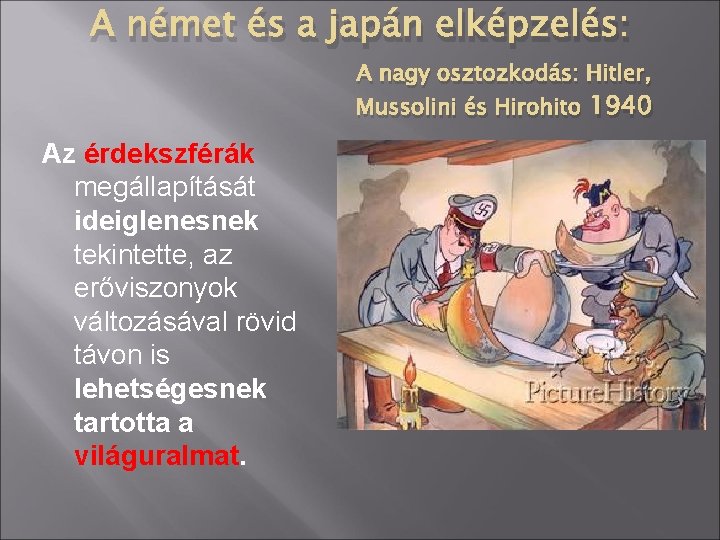 A német és a japán elképzelés: A nagy osztozkodás: Hitler, Mussolini és Hirohito 1940