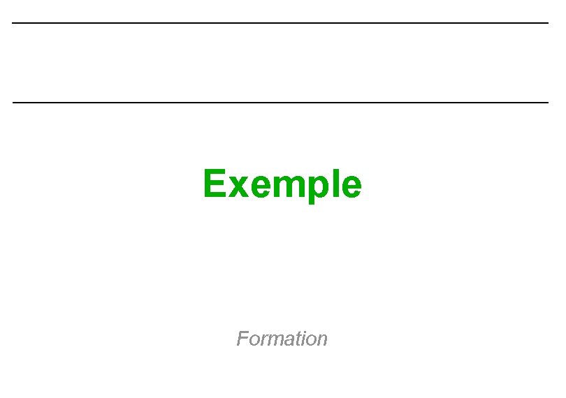 Exemple Formation 