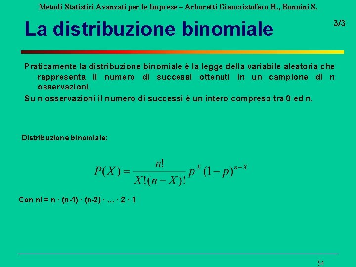 Metodi Statistici Avanzati per le Imprese – Arboretti Giancristofaro R. , Bonnini S. La