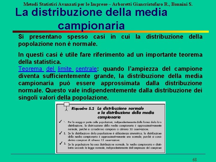 Metodi Statistici Avanzati per le Imprese – Arboretti Giancristofaro R. , Bonnini S. La