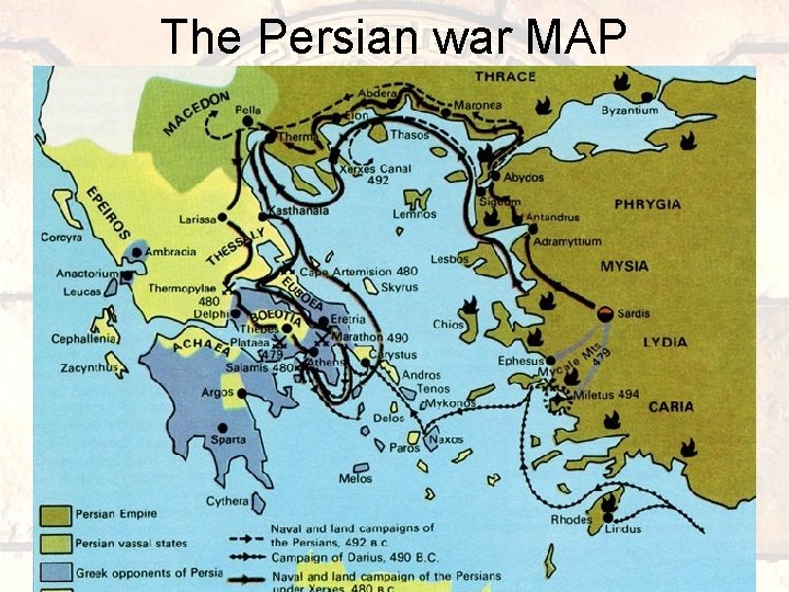 The Persian war MAP 