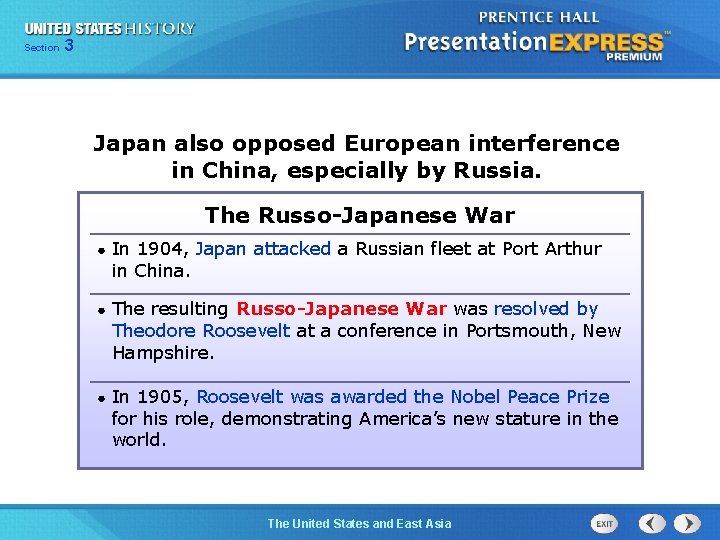 325 Section Chapter Section 1 Japan also opposed European interference in China, especially by