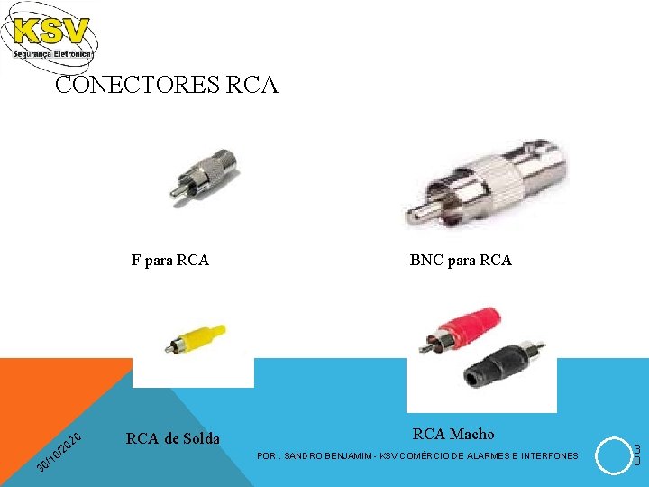 CONECTORES RCA F para RCA 30 0/ /1 20 20 RCA de Solda BNC