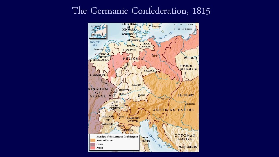 The Germanic Confederation, 1815 