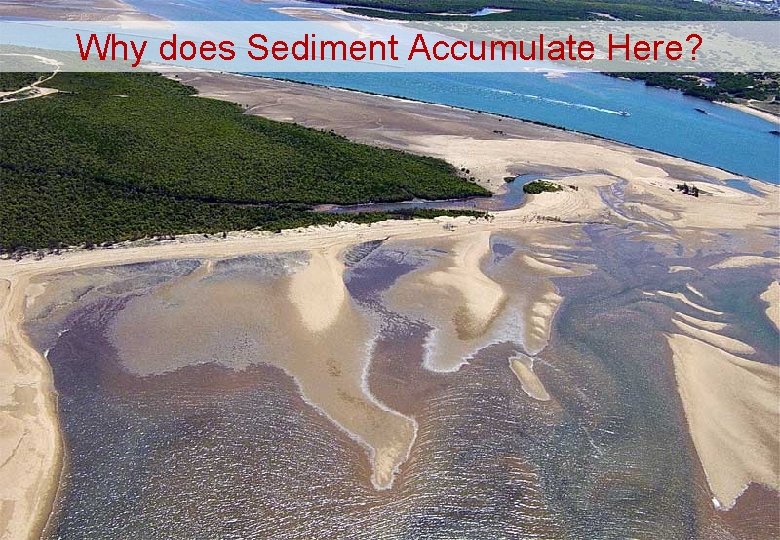 Why does Sediment Accumulate Here? 