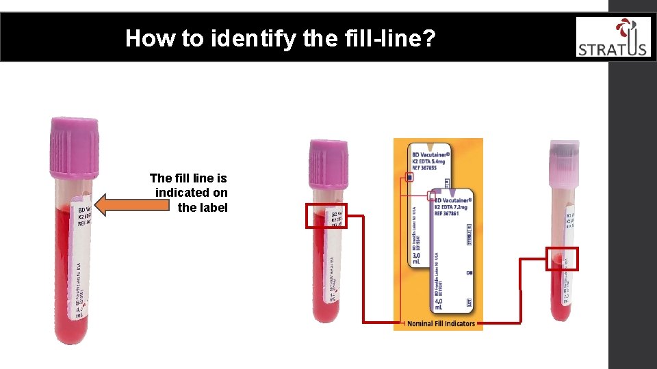  How to identify the fill-line? The fill line is indicated on the label