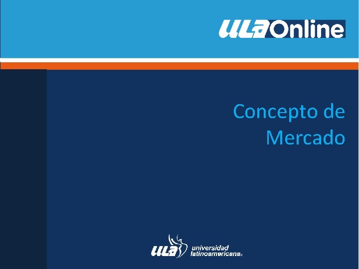 Concepto de Mercado 