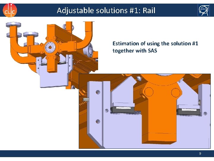 Adjustable solutions #1: Rail Estimation of using the solution #1 together with SAS 9