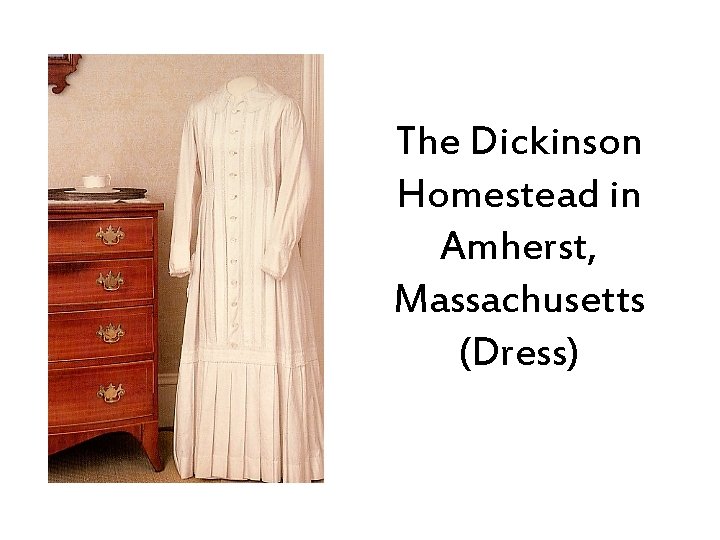 The Dickinson Homestead in Amherst, Massachusetts (Dress) 