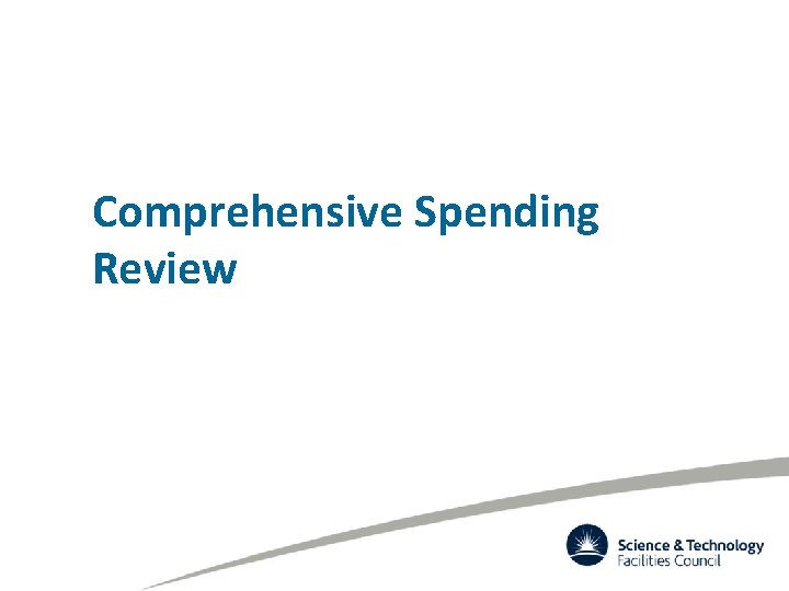 Comprehensive Spending Review 
