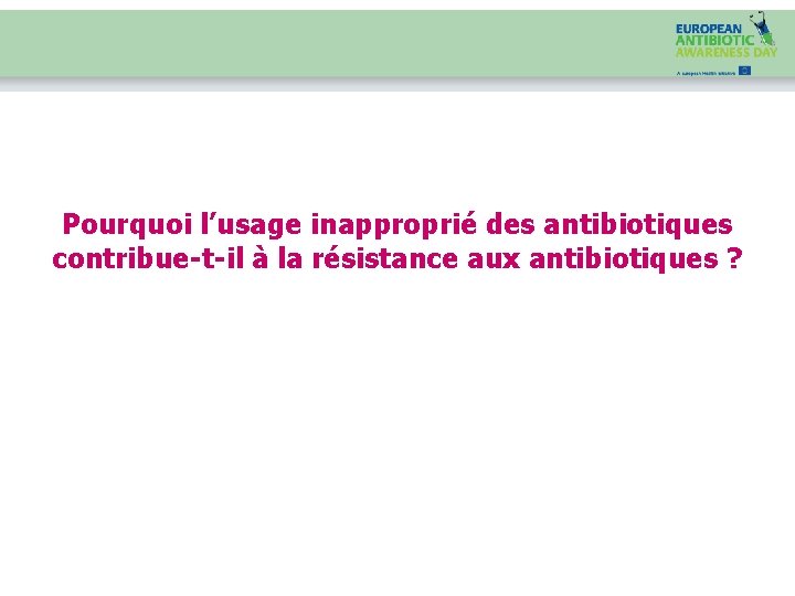 Pourquoi l’usage inapproprié des antibiotiques contribue-t-il à la résistance aux antibiotiques ? 