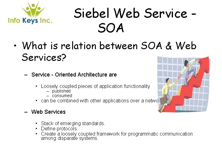 Siebel Web Service SOA • What is relation between SOA & Web Services? –